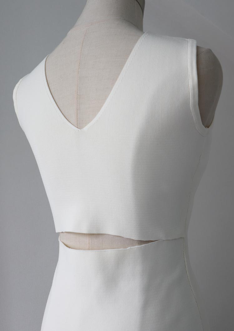Backshan summer knit onepiece LD002