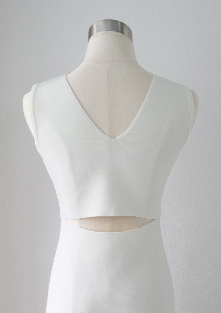 Backshan summer knit onepiece LD002