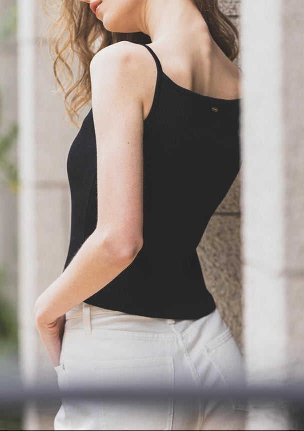 Summer rib knit camisole LD010