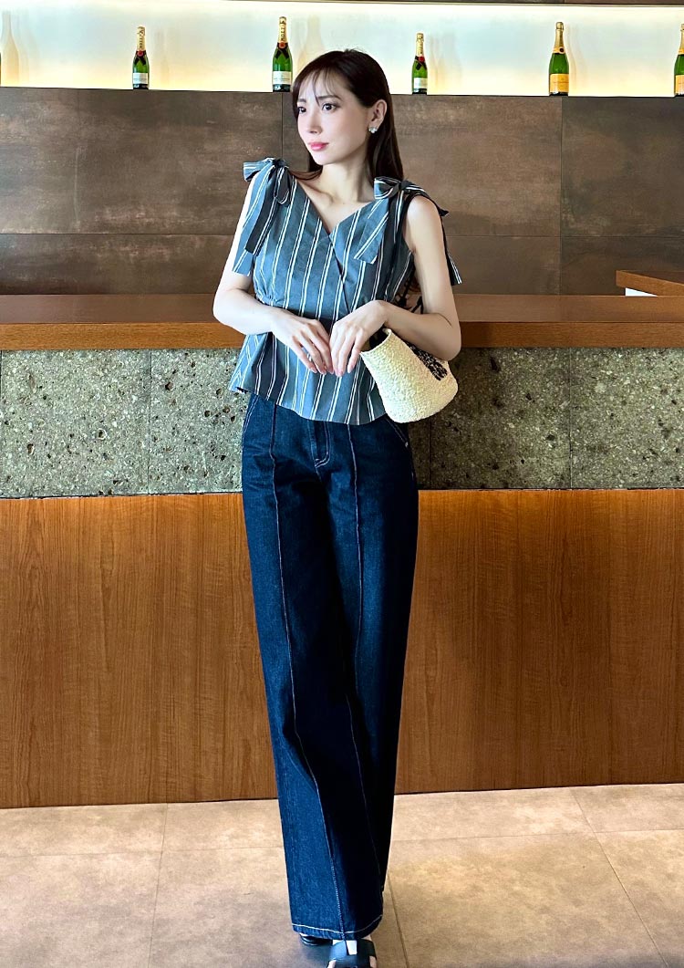 LD Pintuck denim LD026