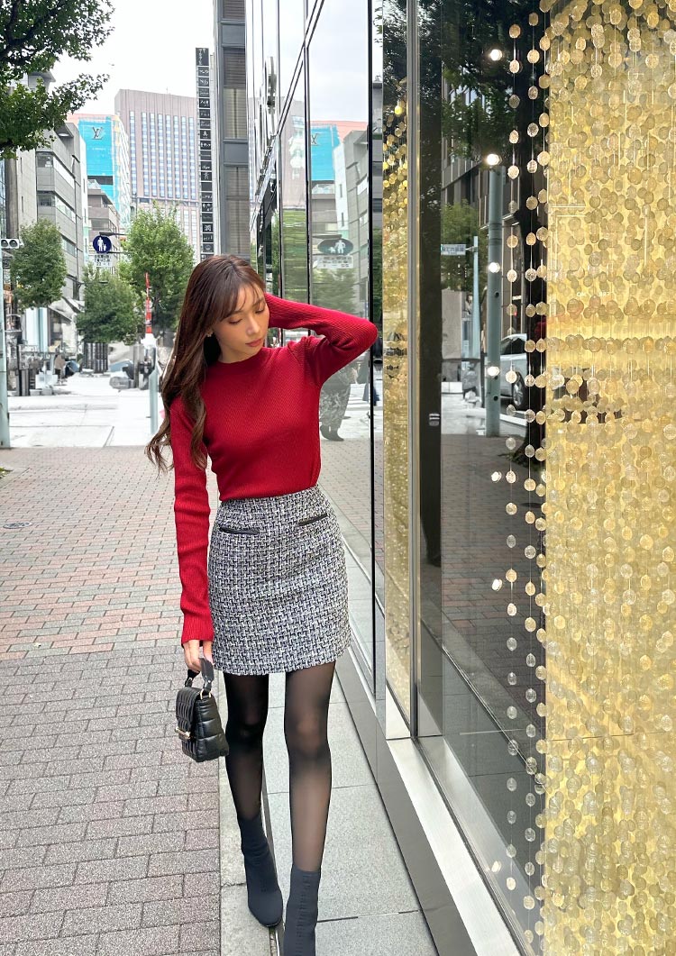 LD long sleeve knit top LD027