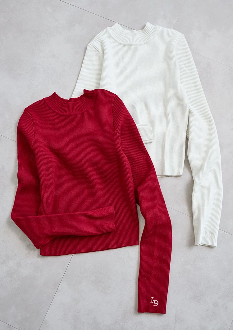 LD long sleeve knit top LD027