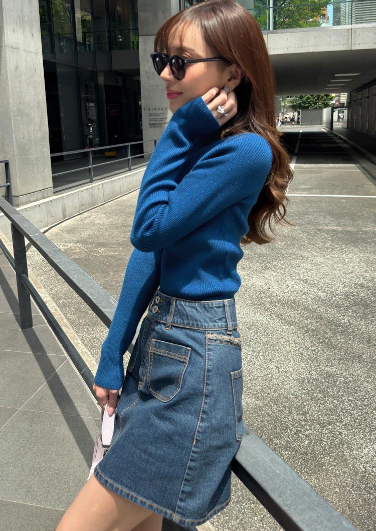 LD long sleeve knit top LD027