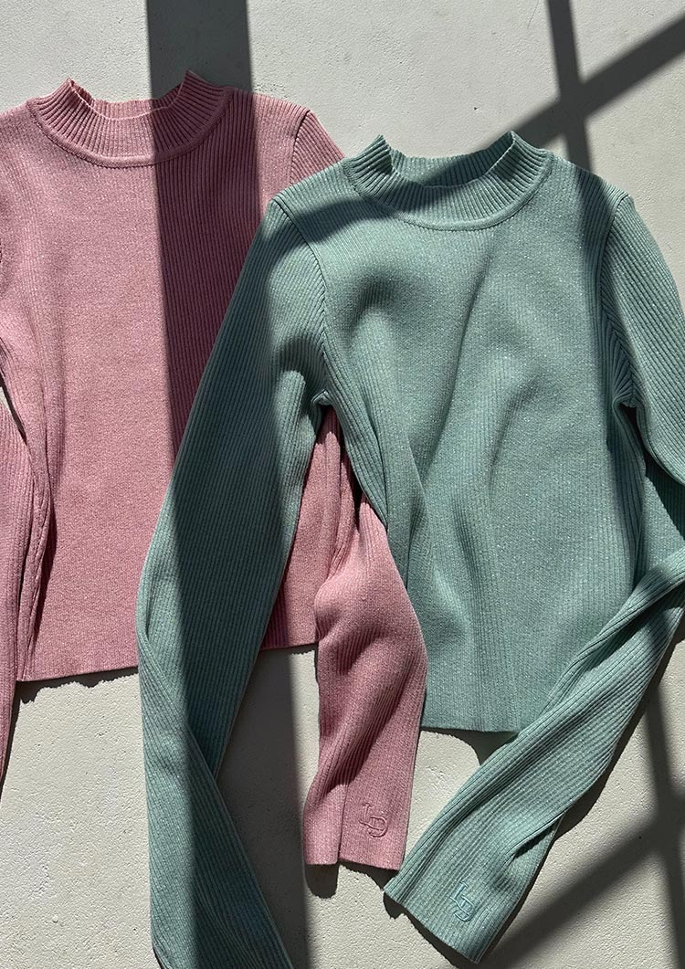LD long sleeve knit top LD027