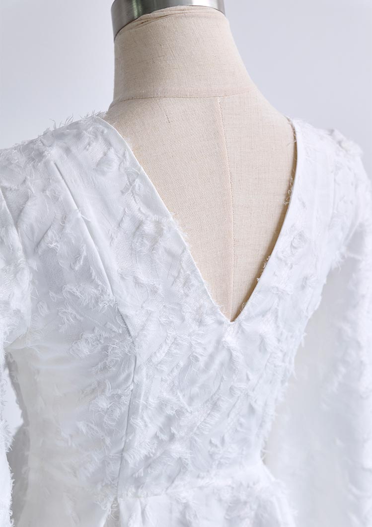 Botanical jacquard dress LD029
