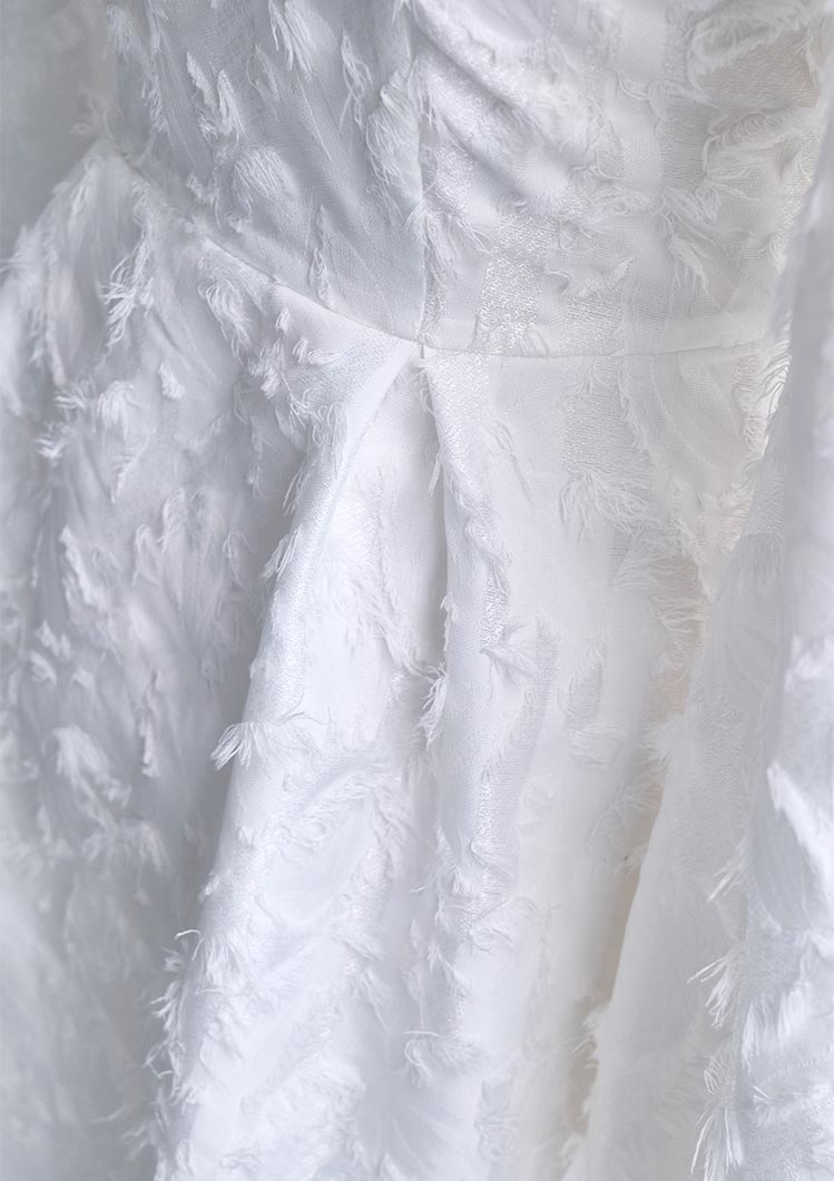 Botanical jacquard dress LD029
