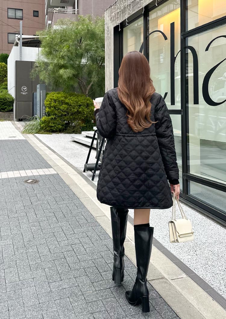 Multiway quilted coat LD035