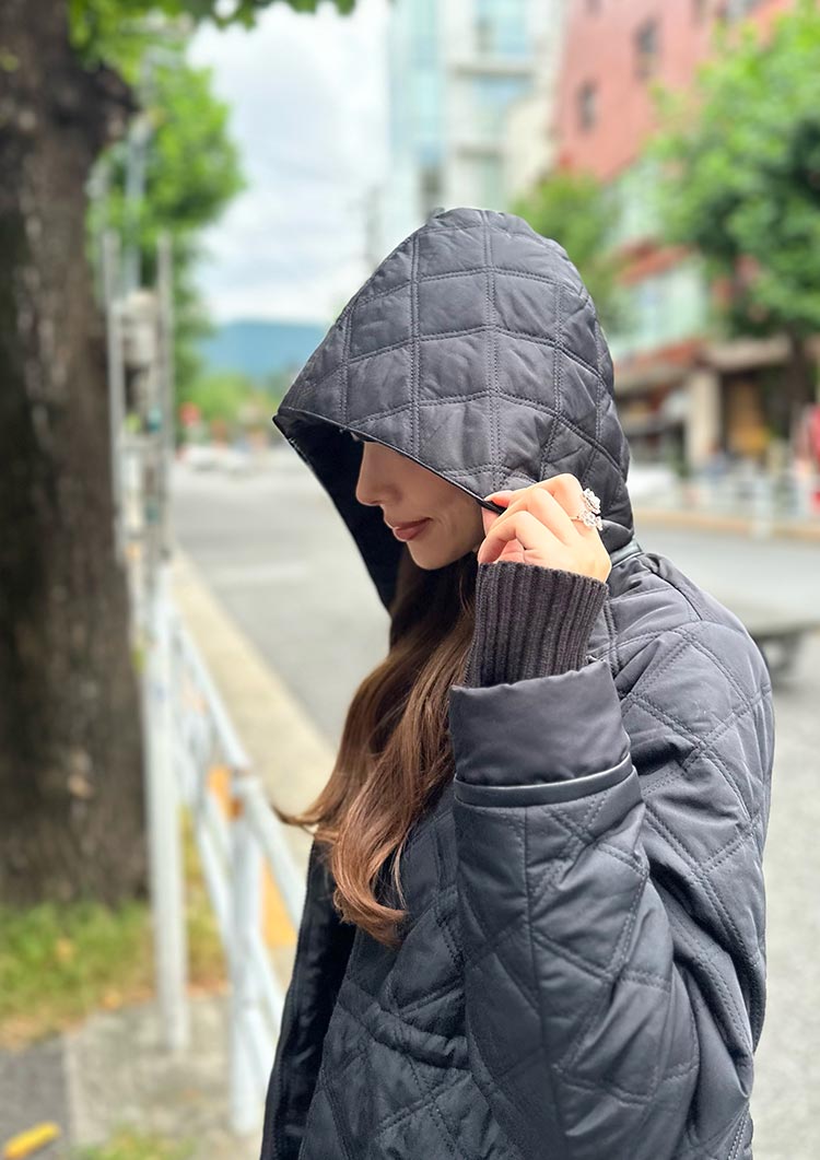 Multiway quilted coat LD035
