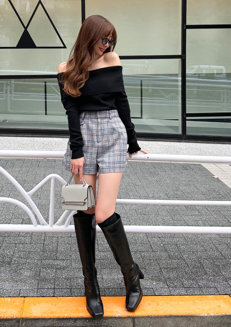 Platform long boots LD036