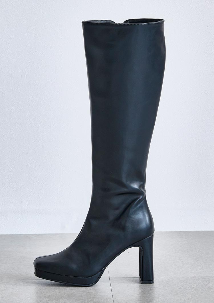 Platform long boots LD036