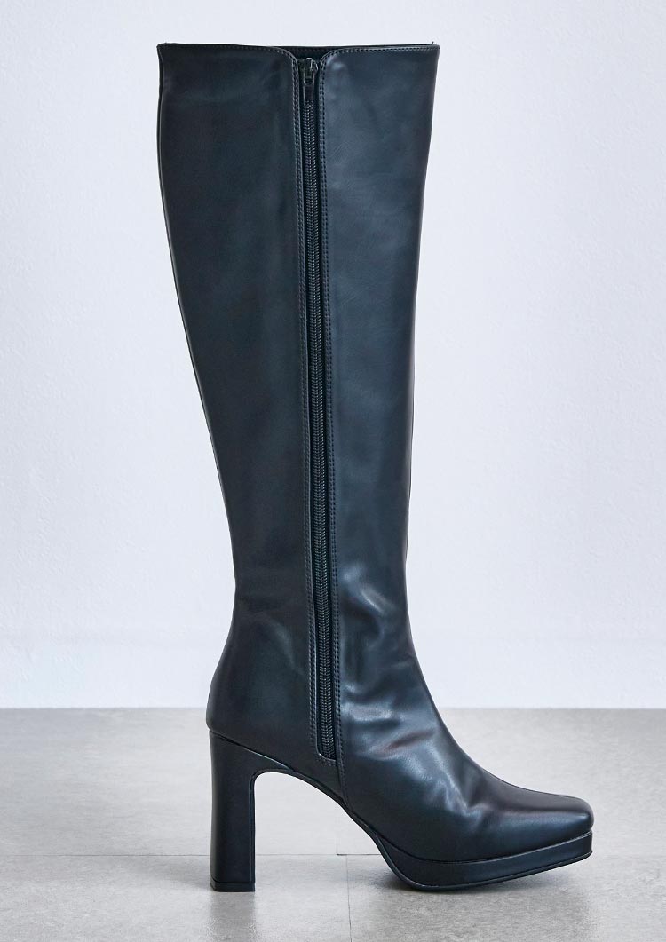 Platform long boots LD036