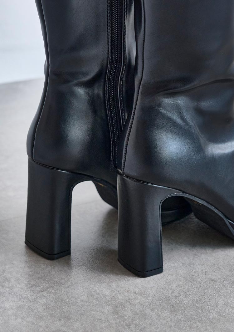 Platform long boots LD036