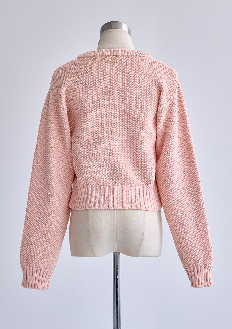 Mix knit top LD038