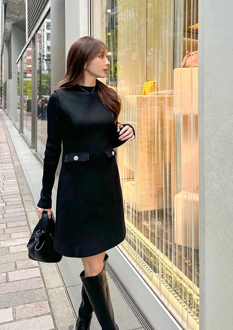 Melton bijou onepiece LD044