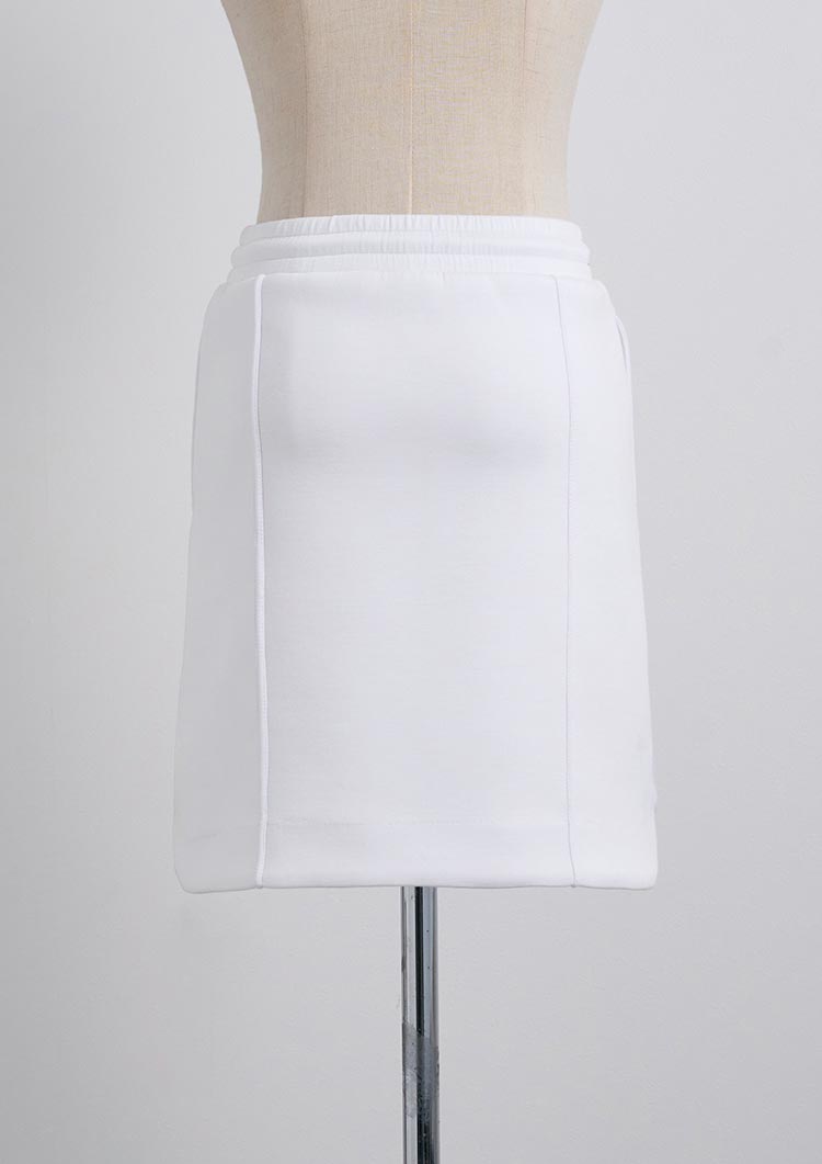 Diver sweat mini skirt LD048