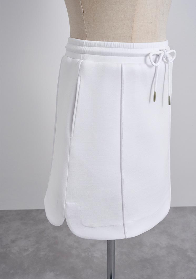 Diver sweat mini skirt LD048