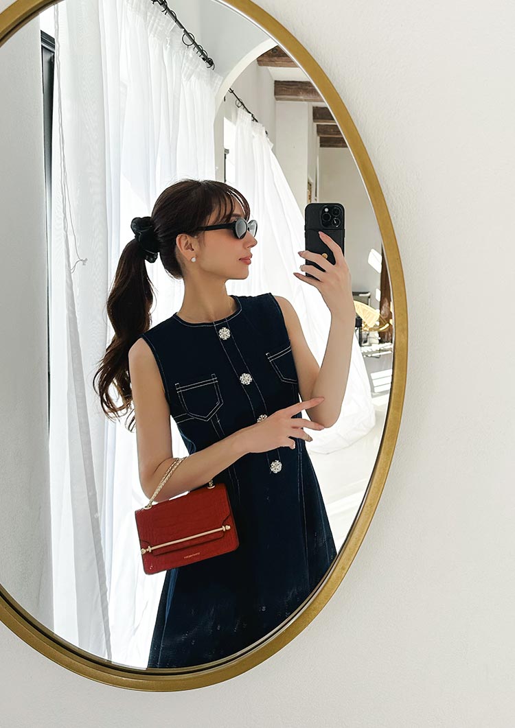 Bijou denim onepiece LD049