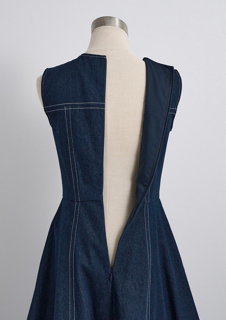 Bijou denim onepiece LD049