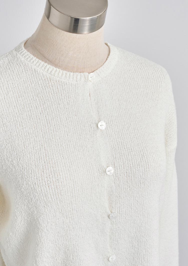 Loop yarn knit cardigan LD051