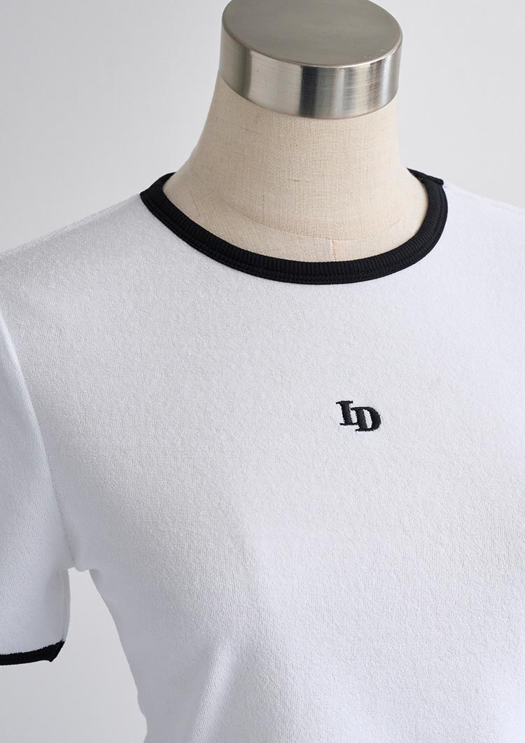 LD Embroidery pile Tshirt LD054