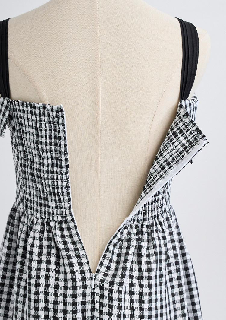 2Way Resort checkered dress LD057