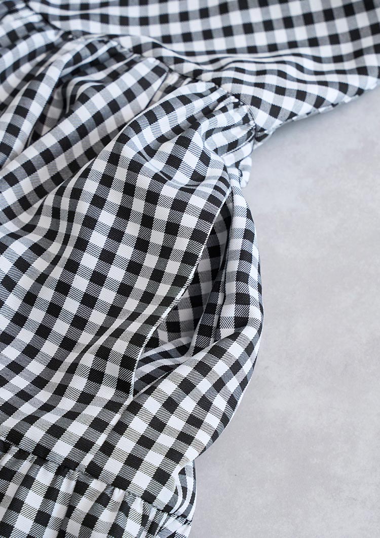 2Way Resort checkered dress LD057