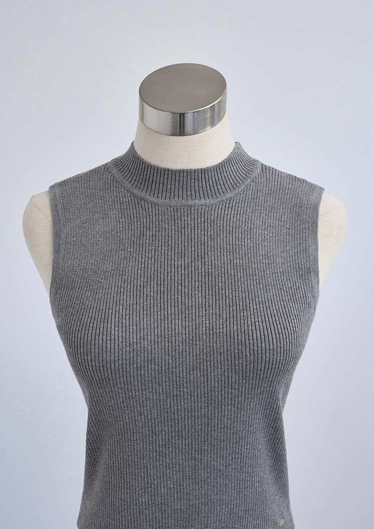 LD sleeveless knit top LD060