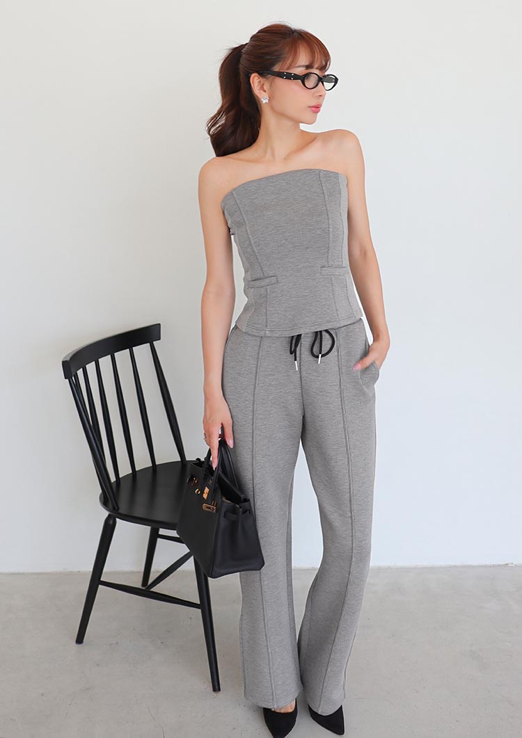 Diver sweat bustier LD064