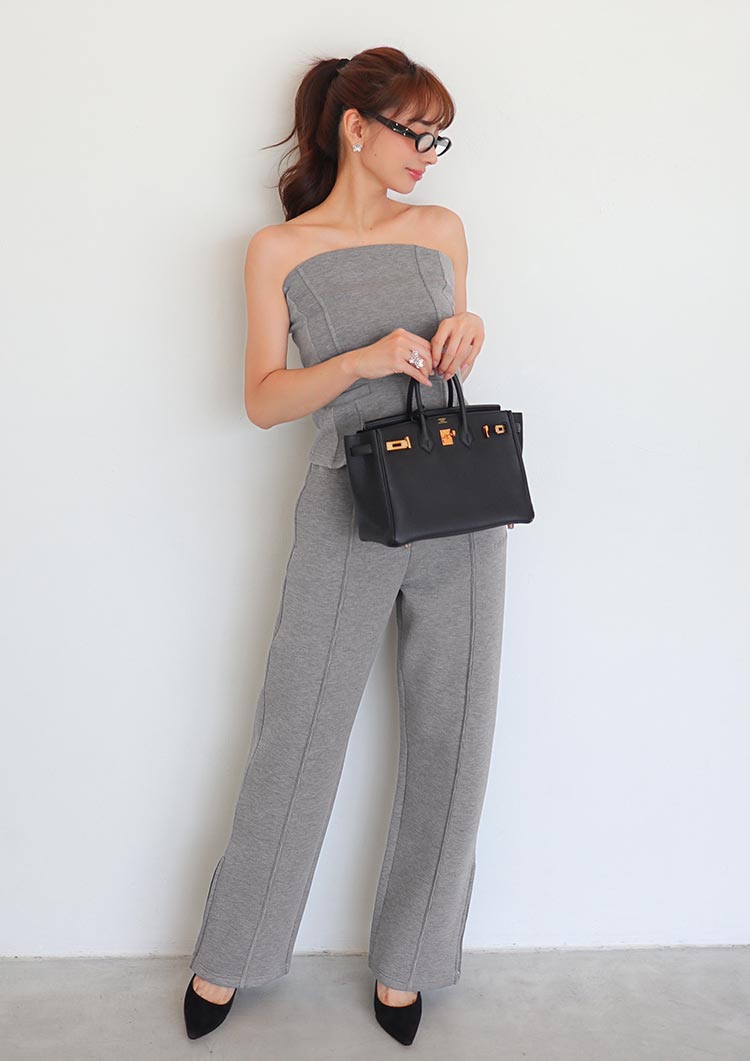 model:163cm Heather gray
