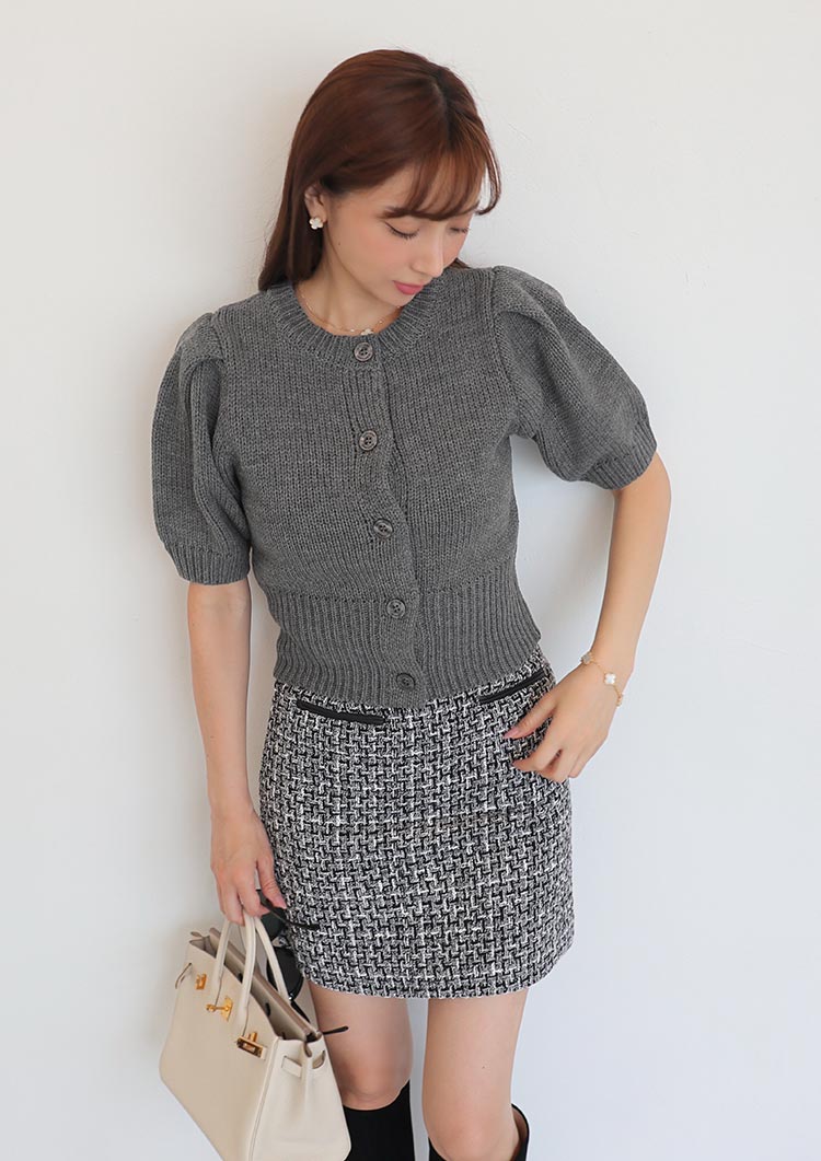 model:163cm Melange charcoal