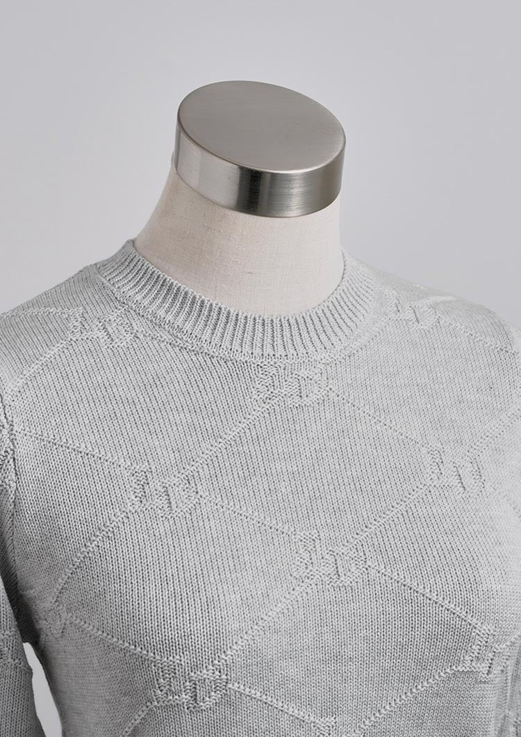 LD jacquard knit top LD067