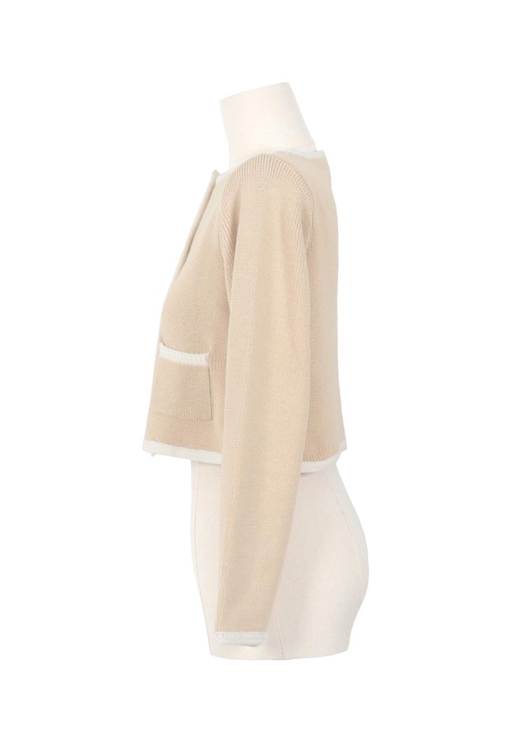 Knit short jacket LD005