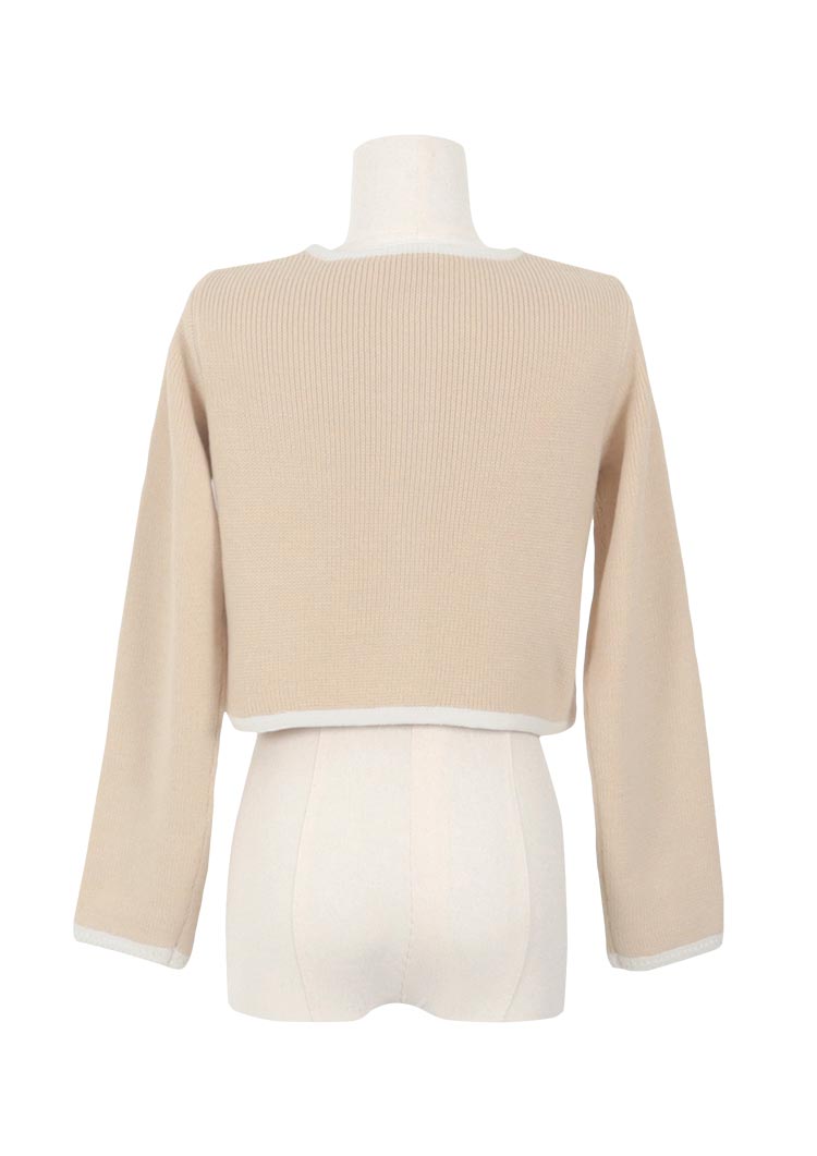 Knit short jacket LD005