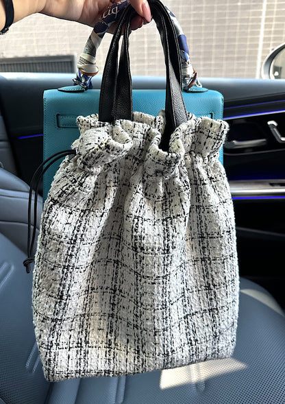 Tweed tote bag　LD073