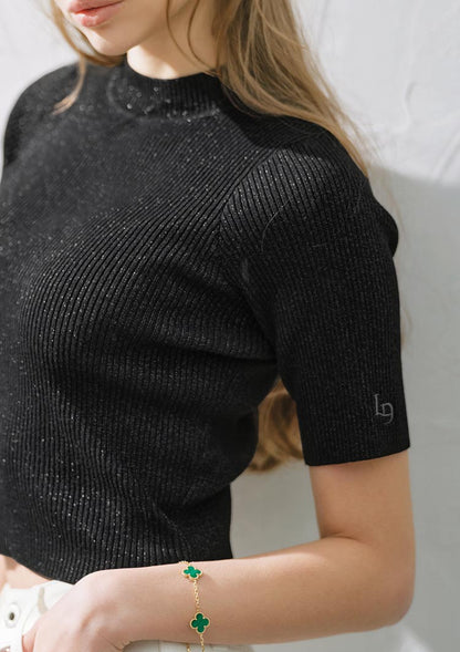 LD Short knit top LD001