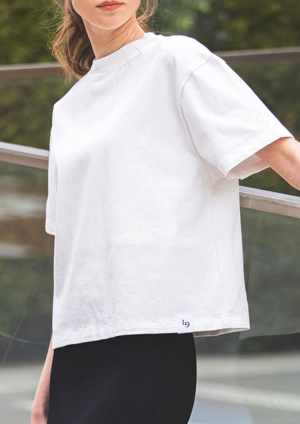 Over Tshirt (Short) LD014 - Off white