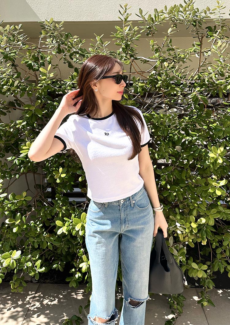LD Crash straight denim　LD024