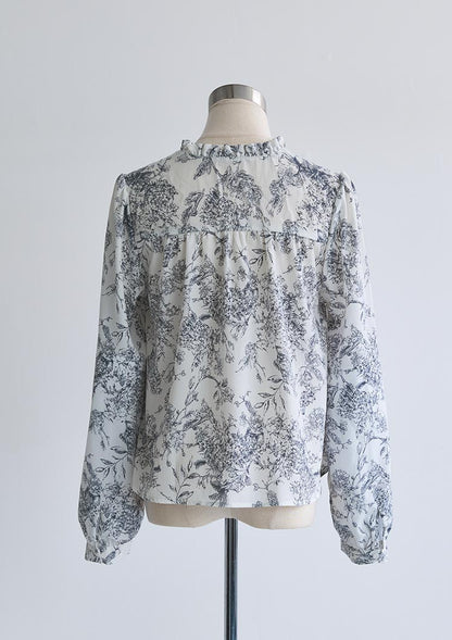 Floral blouse　LD028