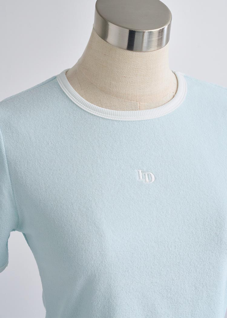 LD Embroidery pile Tshirt　LD054