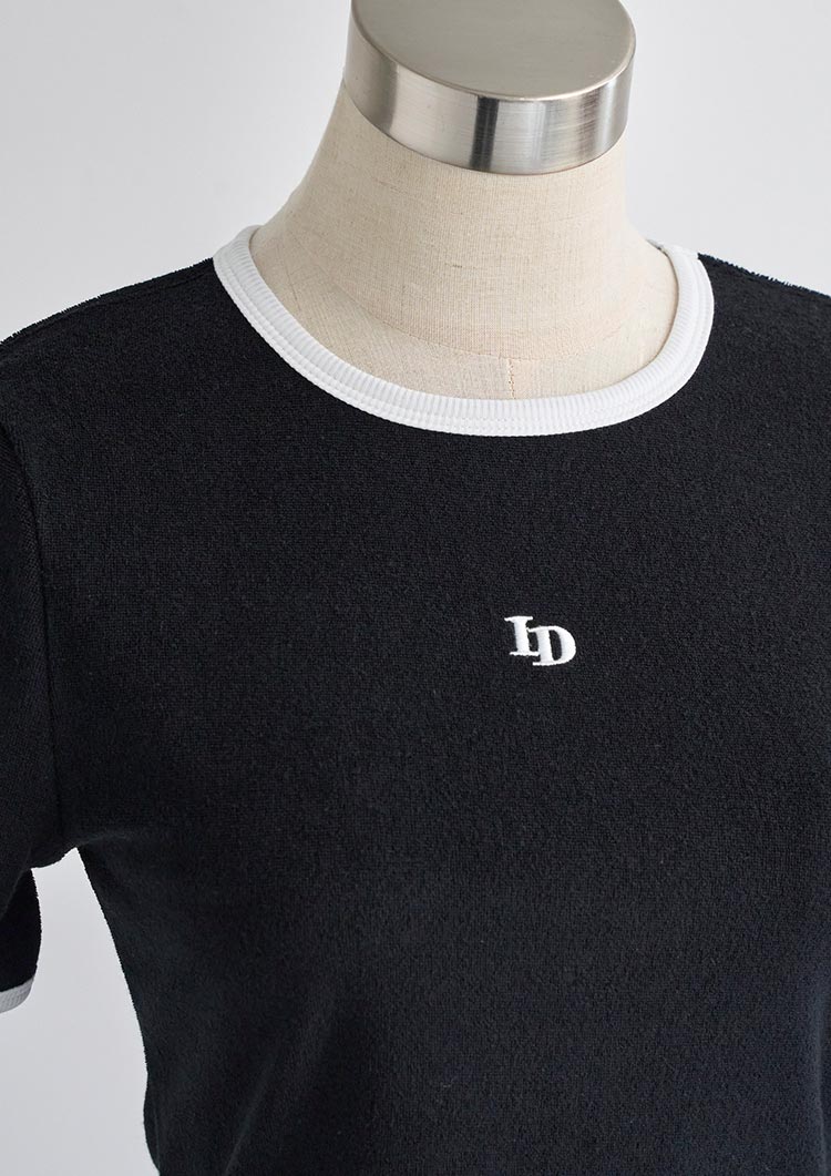 LD Embroidery pile Tshirt　LD054