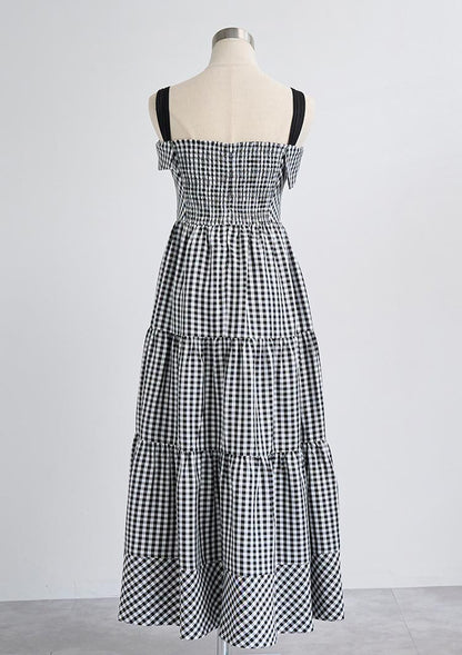 2Way Resort checkered dress　LD057