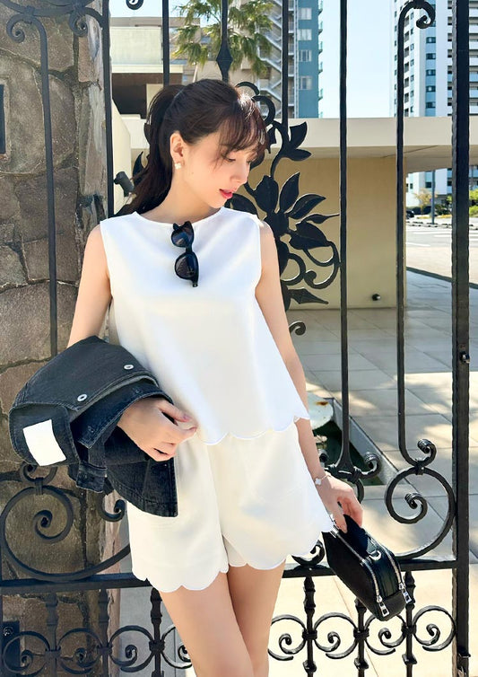 model:163cm / Off white