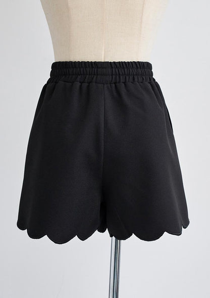 Scalloped short pants　LD059