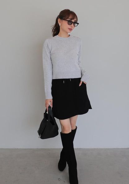 LD jacquard knit top　LD067