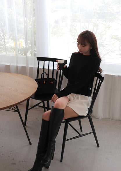 LD jacquard knit top　LD067