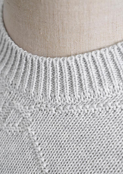 LD jacquard knit top　LD067