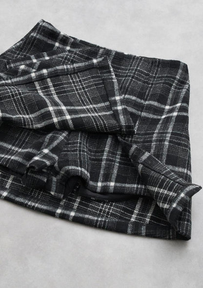 Wool check skort　LD071