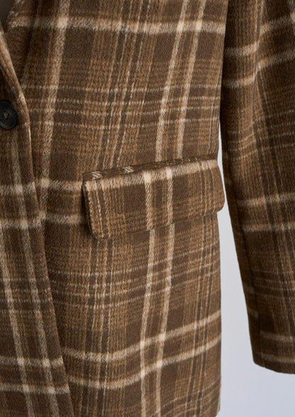Wool check jacket　LD072