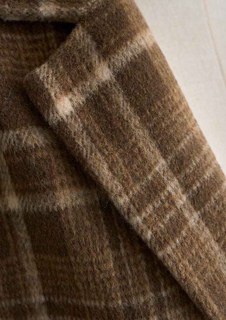 Wool check jacket　LD072