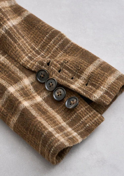 Wool check jacket　LD072